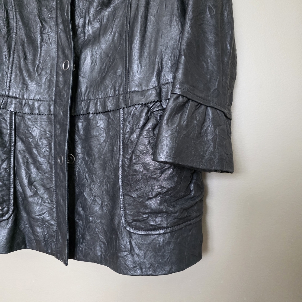 DANIER | Vintage 90s Black Leather Thinsulate Lined Jacket – Women’s XL - Picture 5 of 11